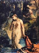 Theodore Chasseriau Suzanne au bain oil painting reproduction